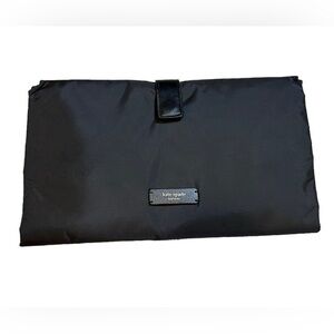 Kate Spade Black Nylon Diaper Changing Pad
